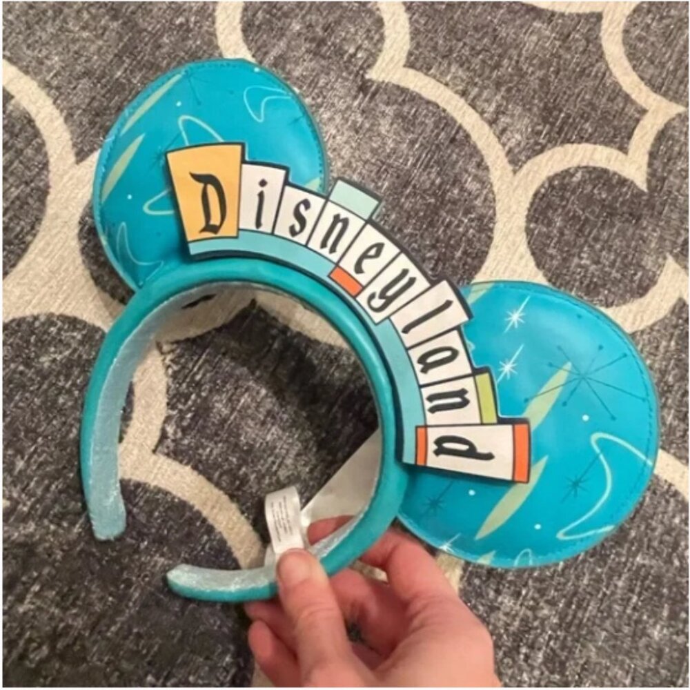 New Retro Disneyland Marquee Ear Headband // Disney World Disneyland